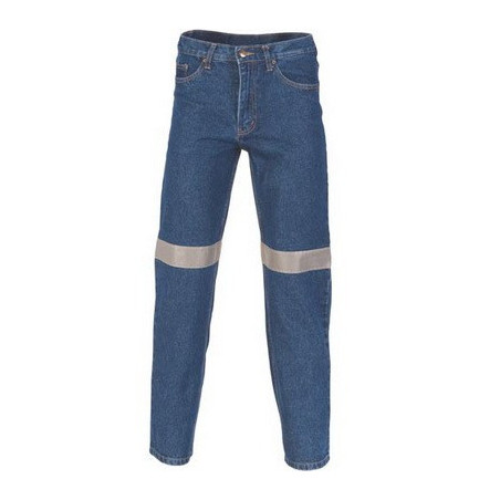 Taped Denim Stretch Jeans - 3347