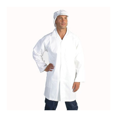 200gsm Polyester Cotton Food Industry dust Coat - 3501