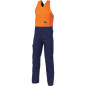 311gsm HiVis Two Tone Cotton Action Back Overall - 3853
