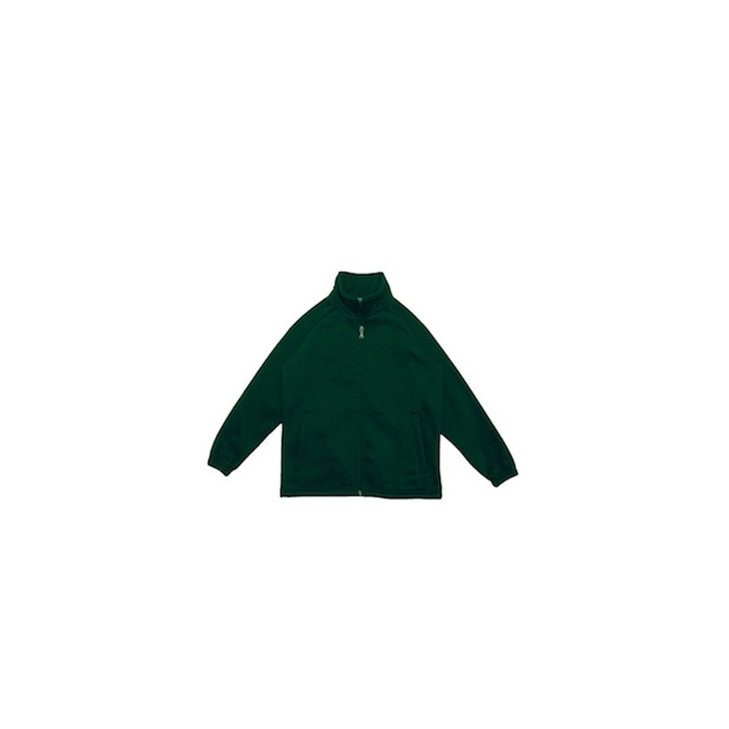 Kids Poly Cotton Fleece Zip Through Jacket - CJ1575