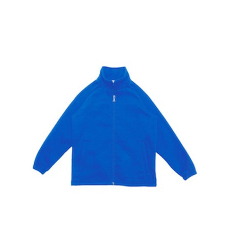 Kids Poly Cotton Fleece Zip Through Jacket - CJ1575