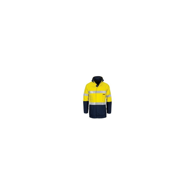 HiVis 4 IN 1" Cotton Drill Jacket with Generic R/Tape - 3764"