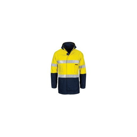 HiVis 4 IN 1" Cotton Drill Jacket with Generic R/Tape - 3764"