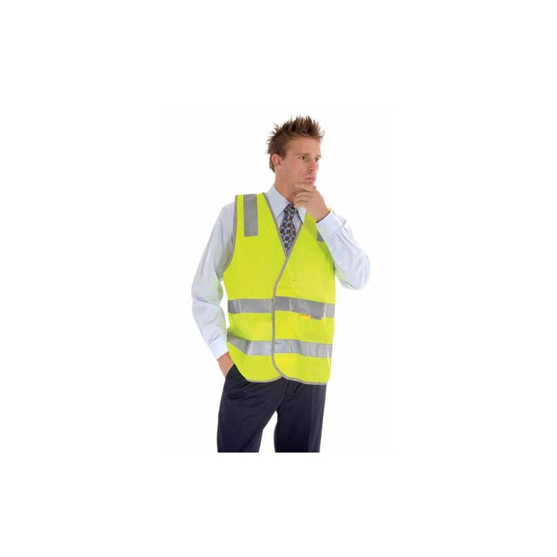 Day/Night Safety Vest 3M R/Tape - 3803