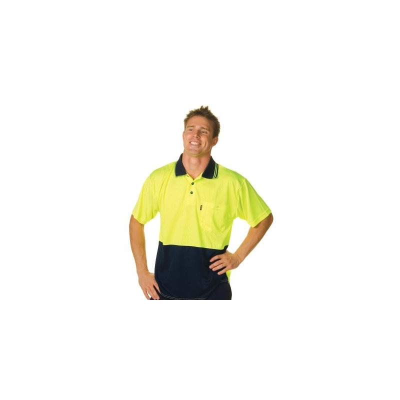 HiVis Two Tone Cool Breathe Polo Shirt S/S - 3811