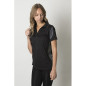 Ladies polo with contrast soft touch heather sleeves - BKP800L