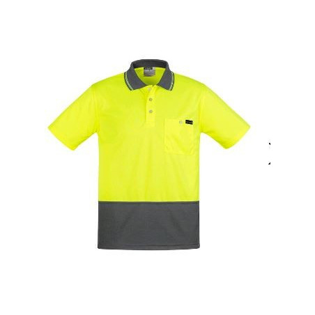 Mens Comfort Back S/S Polo - ZH415