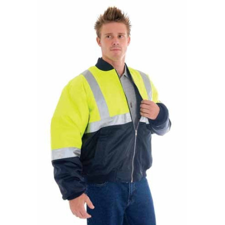 HiVis Two Tone Flying Jacket With 3M R/Tape - 3862
