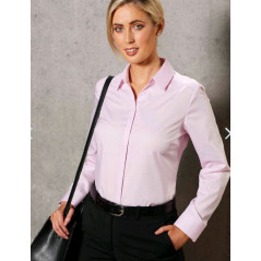 Ladies Taped Seam Barkley Long Sleeve Shirt - M8110L