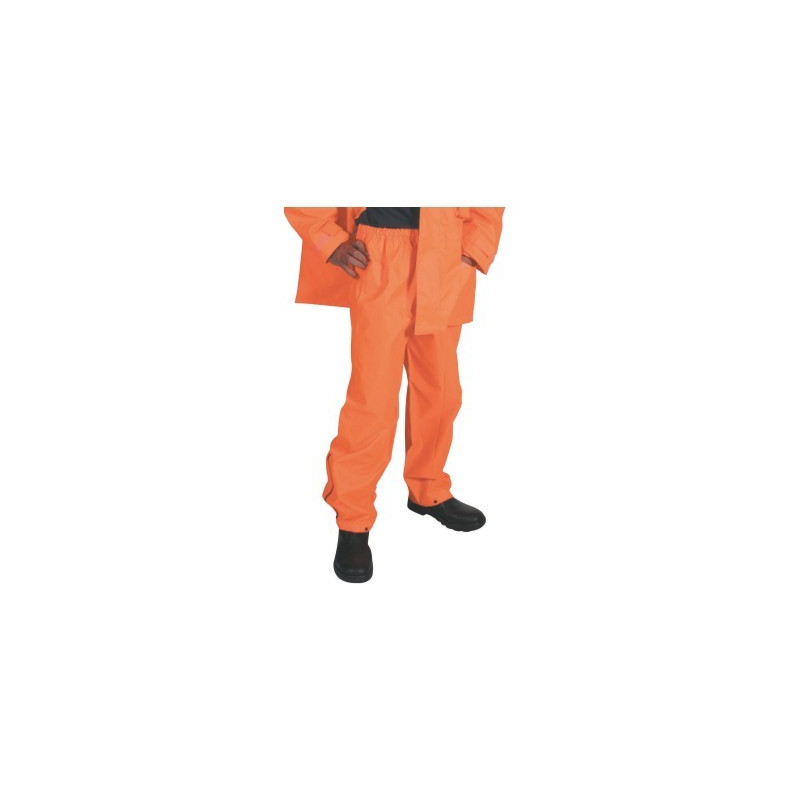 300D Polyester/PU HiVis Breathable Rain Trousers  - 3874
