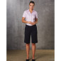 Ladies Poly/Viscose Stretch Knee Length Flexi Waist Shorts - M9441