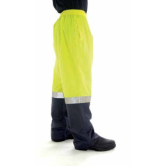 HiVis Two Tone LightWeight Rain Pant With 3M R/Tape - 3880