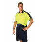175gsm HiVis Cool Breathe Panel Polo Shirt, S/S - 3891