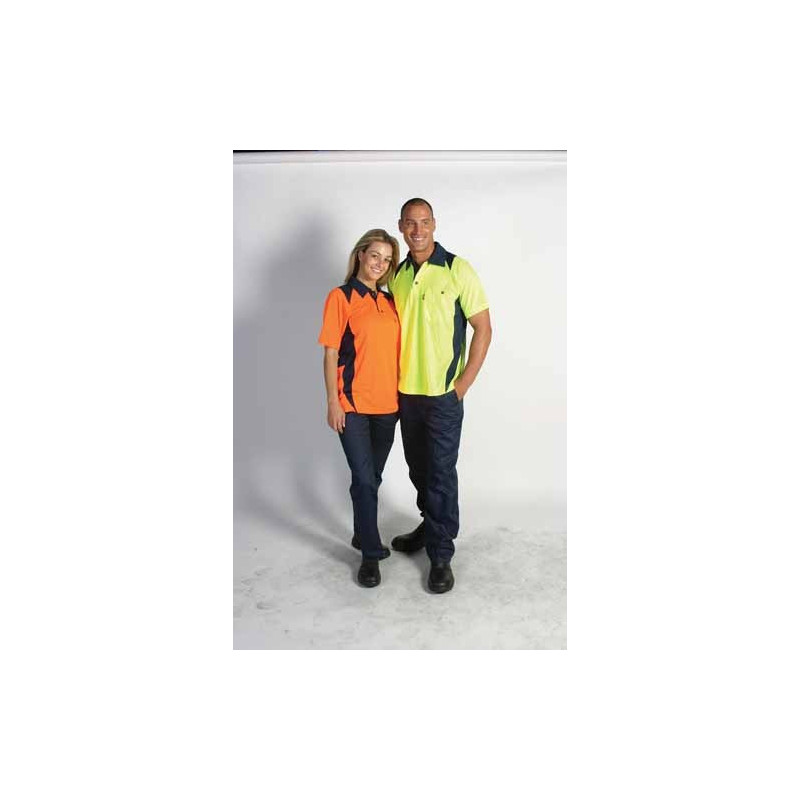 175gsm HiVis Cool Breathe Action Polo Shirt, S/S - 3893