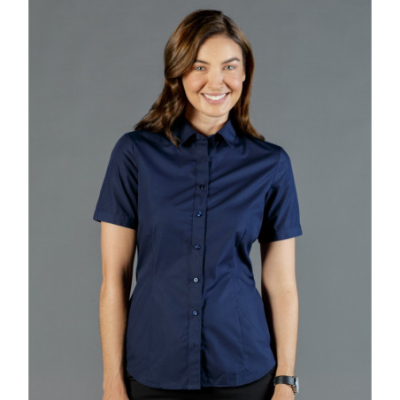 Womens Premium Poplin (Short Sleeve Shirt) - 1520WS