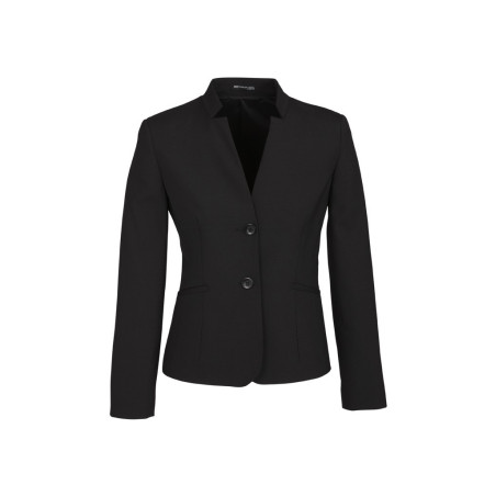 Womens Short Jacket with Reverse Lapel - 64013