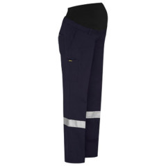 Womens 3M Taped Maternity Drill Work Pant  - BPLM6009T