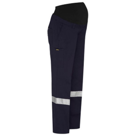 Womens 3M Taped Maternity Drill Work Pant  - BPLM6009T