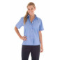 110gsm Polyester Cotton Ladies Chambray Shirt, S/S - 4211