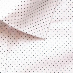 Womens 3/4 Sleeve Dot Print Shirt - 1743WZ