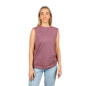 Ladies Stone Washed Sleeve Less Tee - T406LD