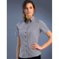 Womens Slim Fit S/S Small Check Shirt - 773