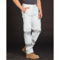 Mens White Safety Pants With Biomotion Tape Configuration  - WP18HV