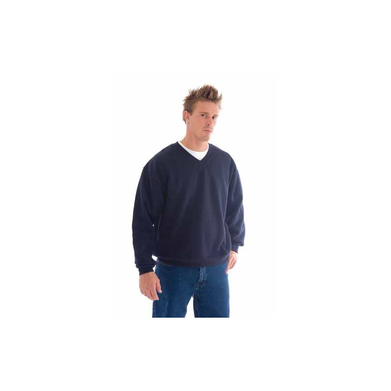 300gsm V-Neck Fleecy Sweatshirt (Sloppy Joe)  - 5301