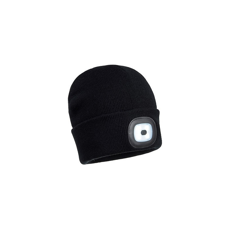 Rechargeable Twin LED Beanie	 - B028