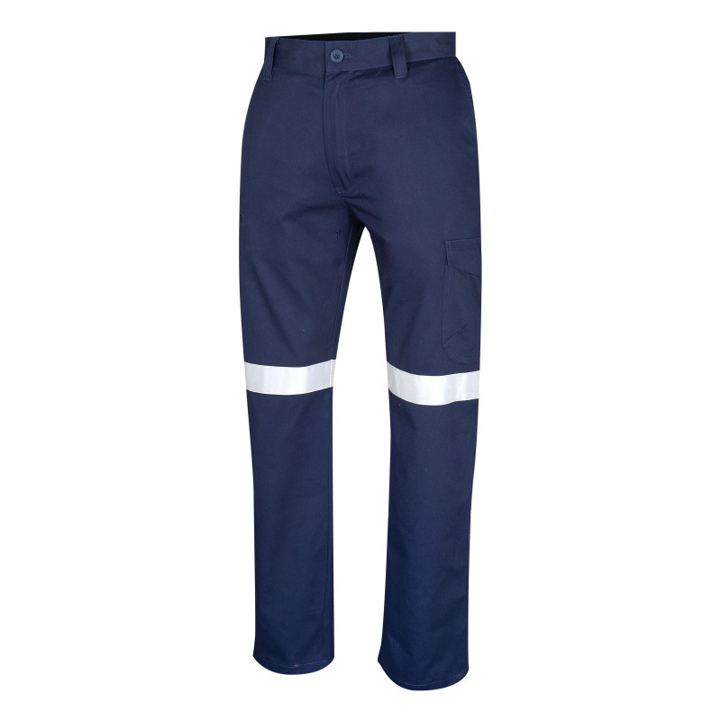 Midweight Drill Trouser With TRuVis Reflective Tape (packs of 5) - CT1080T3