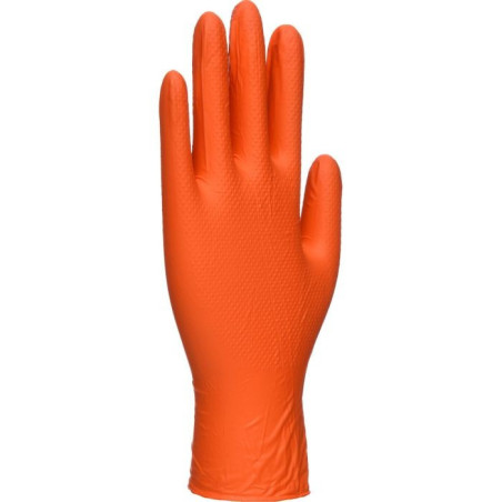Portwest Orange HD Disposable Gloves - A930