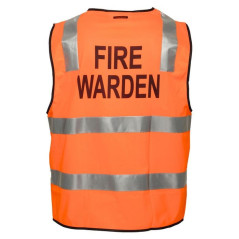 Fire Warden Zip Vest D/N	 - MZ104