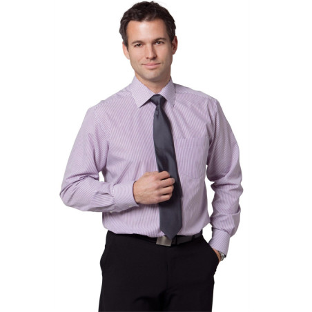 Mens Balance Stripe Long Sleeve Shirt - M7232