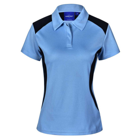 Ladies Winner Short Sleeve Contrast Polo - PS32A