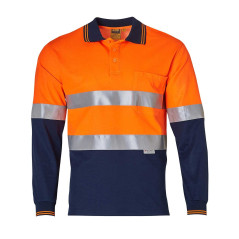 Mens Safety Polo Long Sleeve - SW21A