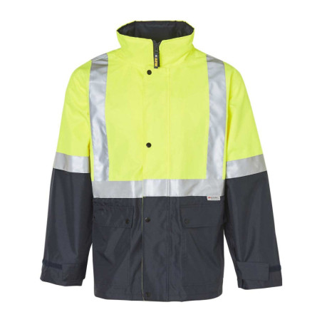 Hi Vis Safety Jacket with Mesh Lining and 3M Tapes - SW18A