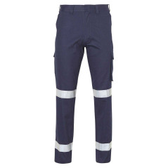 Mens Heavy Cotton Drill Pants with 3M Tapes Long fit - WP13HV