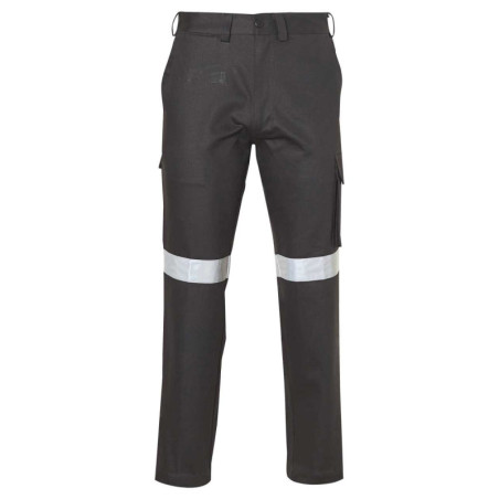 Mens Heavy Cotton Pre-Shrunk Drill Pants with 3M Tape Regular - WP07HV