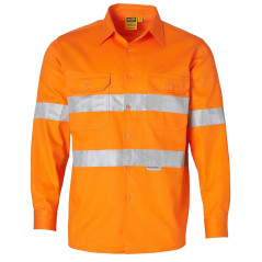 Mens Cotton Drill Safety Shirt - SW52