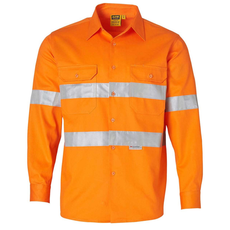 Mens Cotton Drill Safety Shirt - SW52