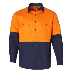 Cotton Drill Safety Shirt - SW54