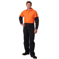 Mens Stout Size, Cotton Drill Coverall - SW205