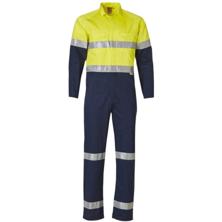 Mens Cotton Drill Coverall with 3M Scotchlite Reflective Tapes - SW207