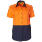Ladies Short Sleeve Safety Shirt - SW63