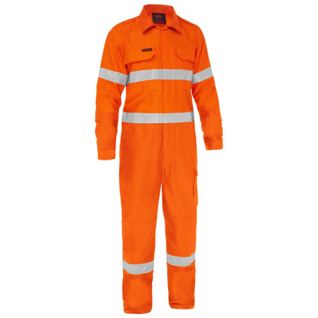 Apex 185 Taped Hi Vis Fr Ripstop Vented Coverall - BC8478T