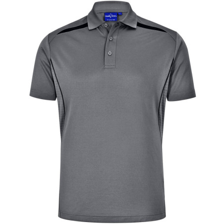 Men's Sustainable Poly/Cotton Contrast SS Polo - PS93
