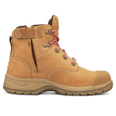 Oliver Ladies Lace Up Boot With Zip - 49-432Z