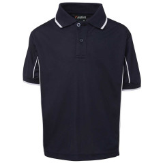 Podium Kids S/S Piping Polo - 7PIPS