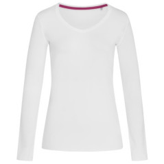 Women's Claire V-neck Long Sleeve Tee - ST9720