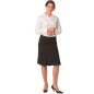 Womens Wool Stretch Pleated Skirt - M9473